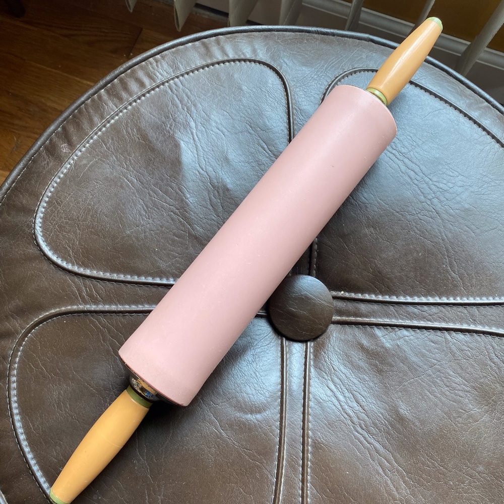 Vintage Pink Rolling Pin